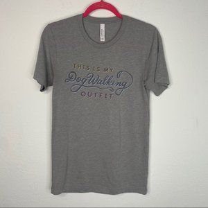 This is my Dog Walking Outfit Tee Canvas Size Xs